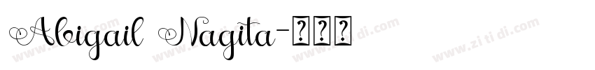 Abigail Nagita字体转换